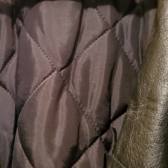 Black Leather Moto Jacket - Picture 5 of 5